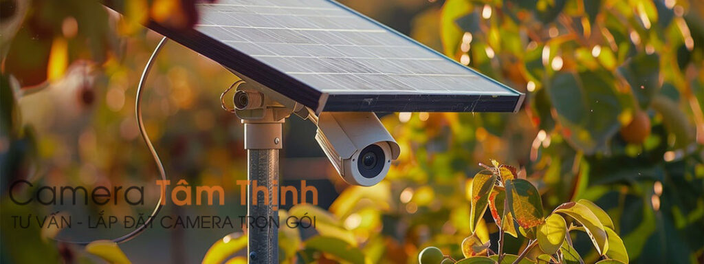 Camera giám sát cho khu vực không có điện