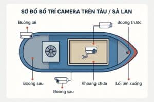 Lắp đặt camera giám sát cho tàu, thuyền, sà lan tại Bến Tre