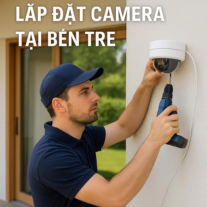 Lắp đặt camera tại Bến Tre uy tín