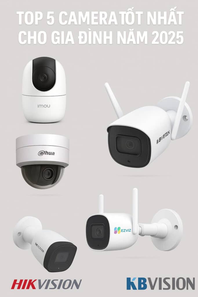 Top 5 camera tốt nhất cho gia đình năm 2025