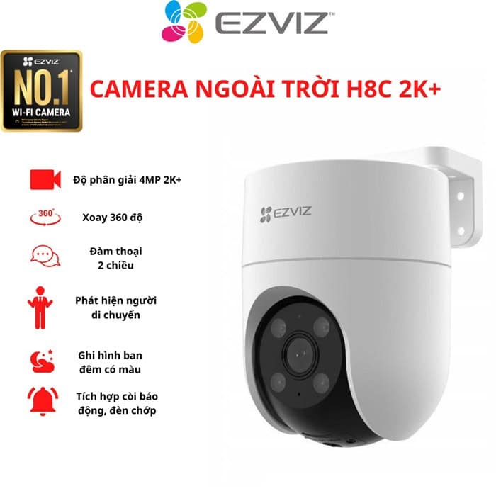 Camera WiFi EZVIZ H8C 2K
