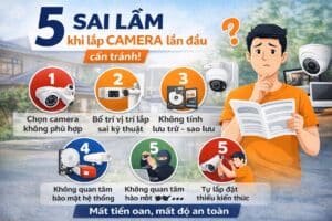 5 sai lầm khi lắp camera lần đầu cần tránh