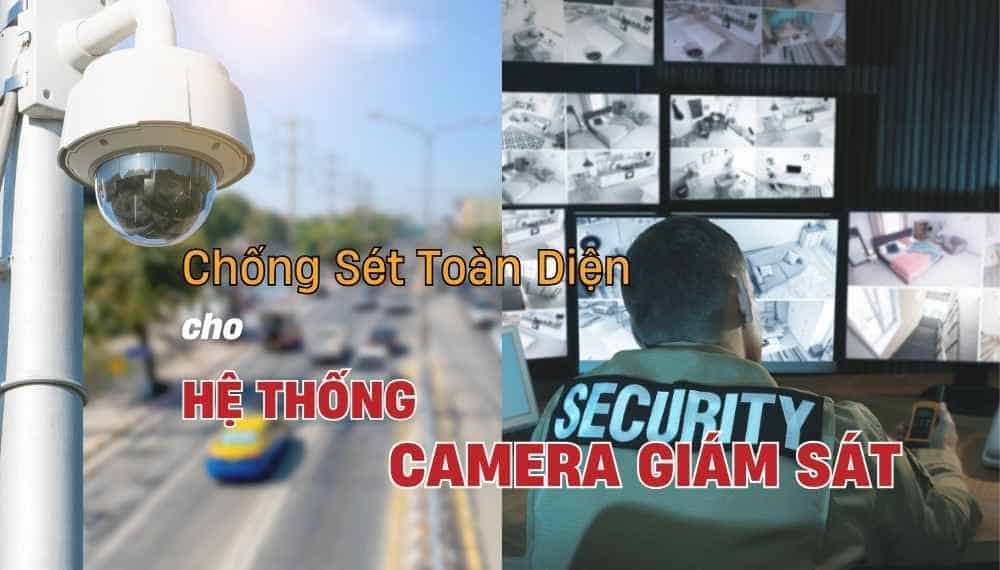 giải pháp chống sét camera ngoài trời