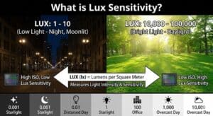 độ nhạy sáng camera