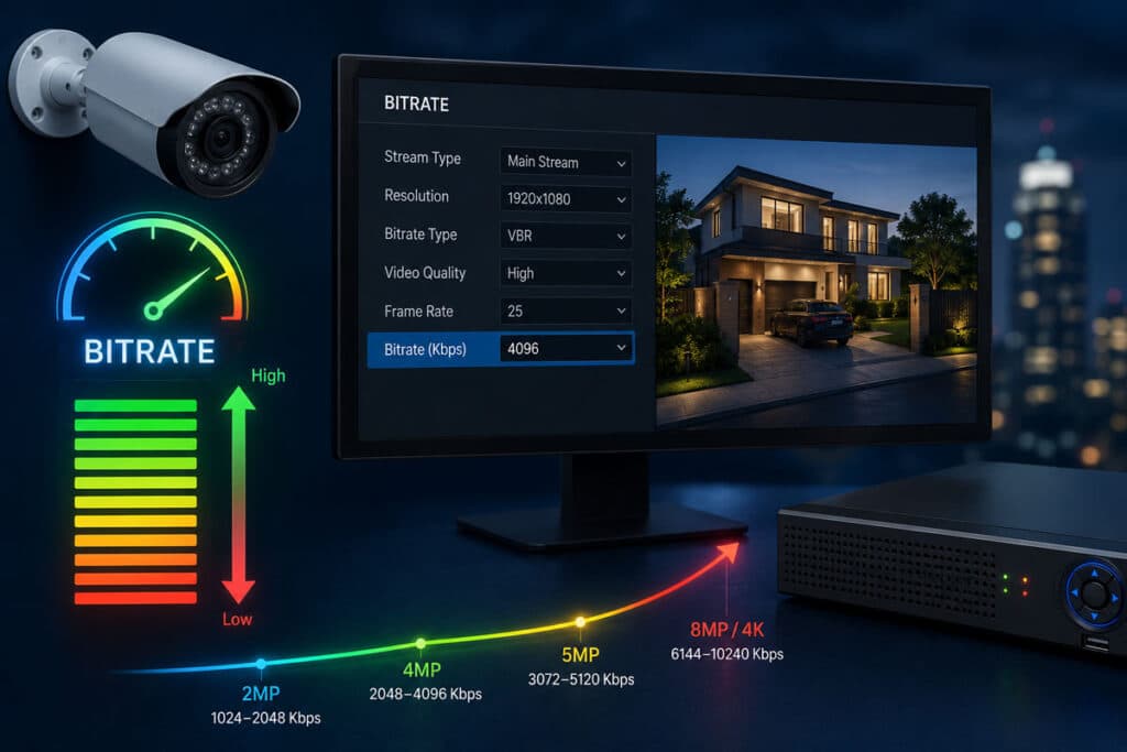 Tốc độ bitrate camera