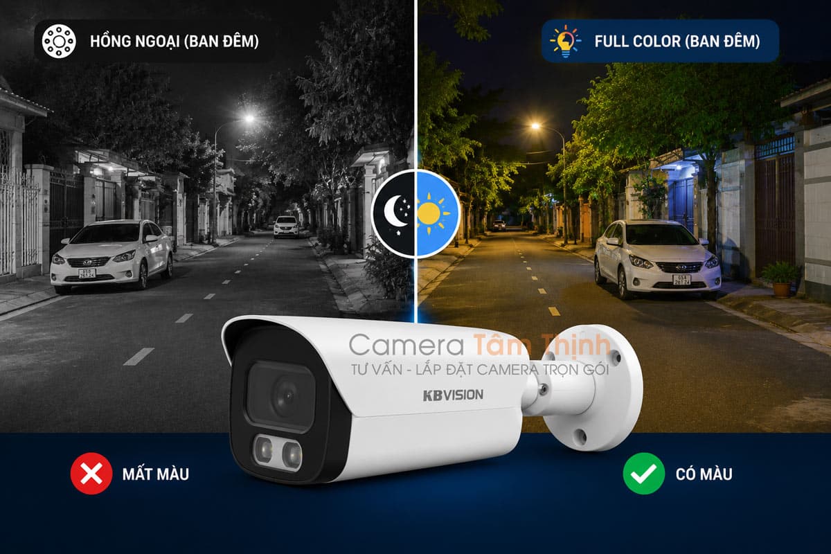 Camera không có màu ban đêm