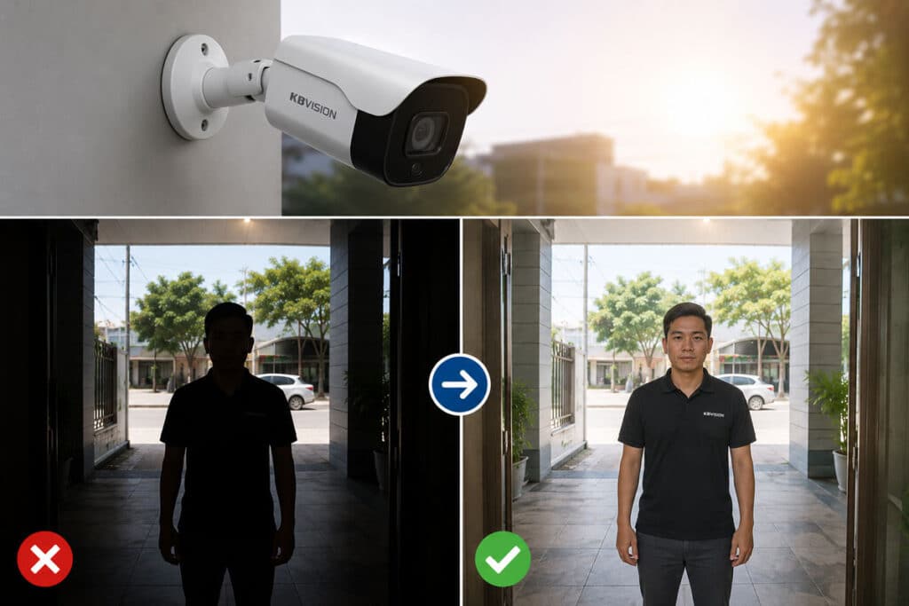 Camera bị ngược sáng