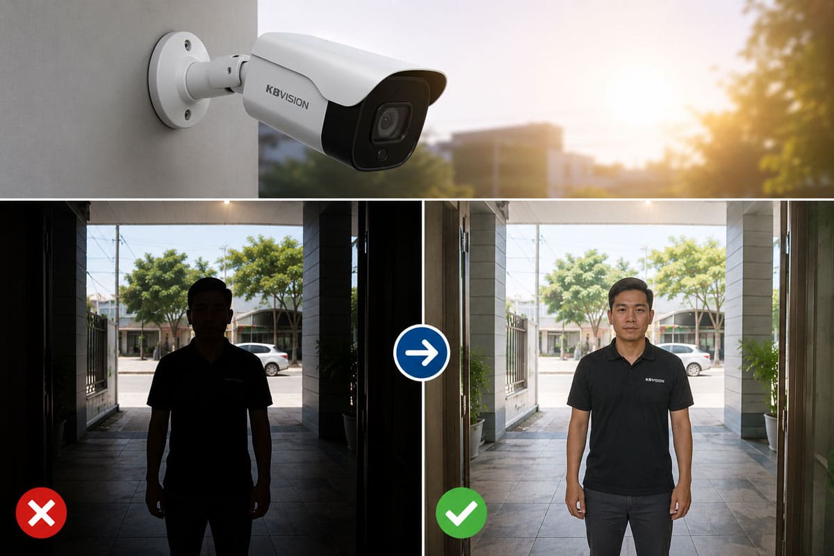 Camera bị ngược sáng