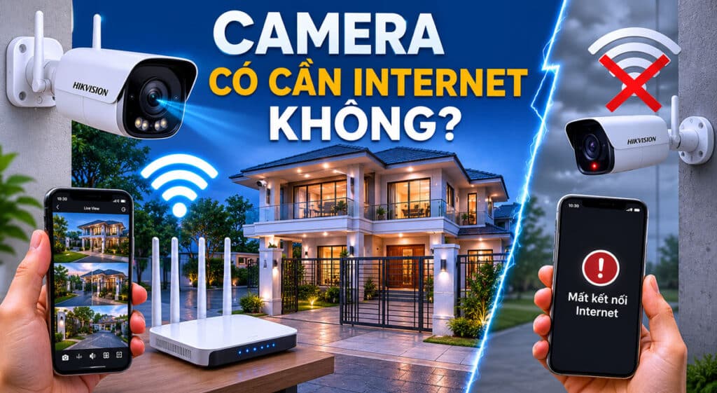 Camera có cần internet không?