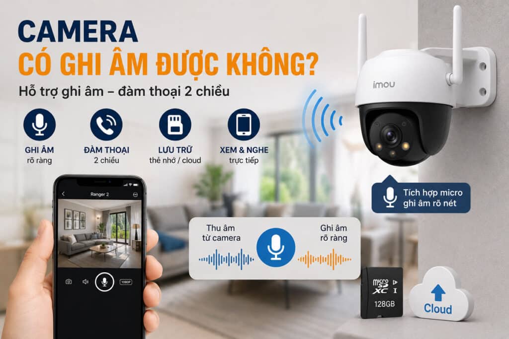Camera Có Ghi Âm Được Không?