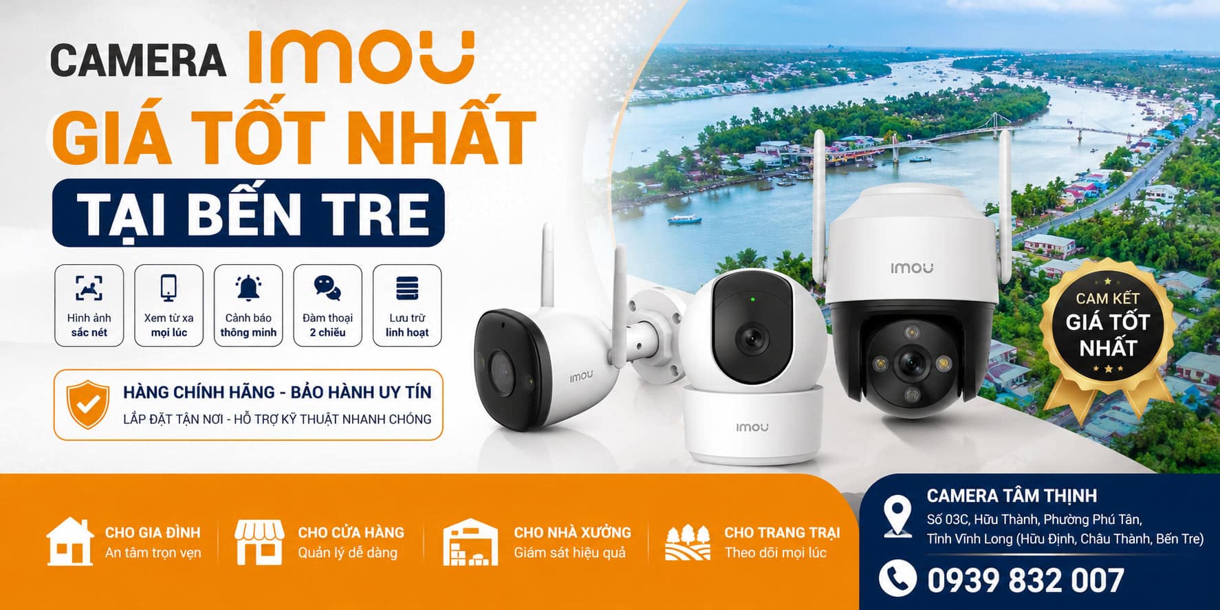 Camera IMOU giá tốt nhất tại Bến Tre