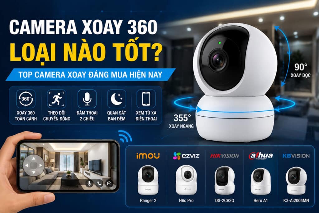 Top camera wifi tốt nhất cho gia đình