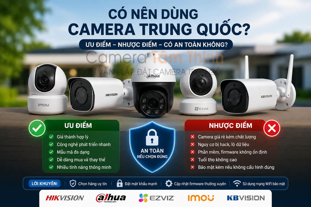 Camera cloud có an toàn không