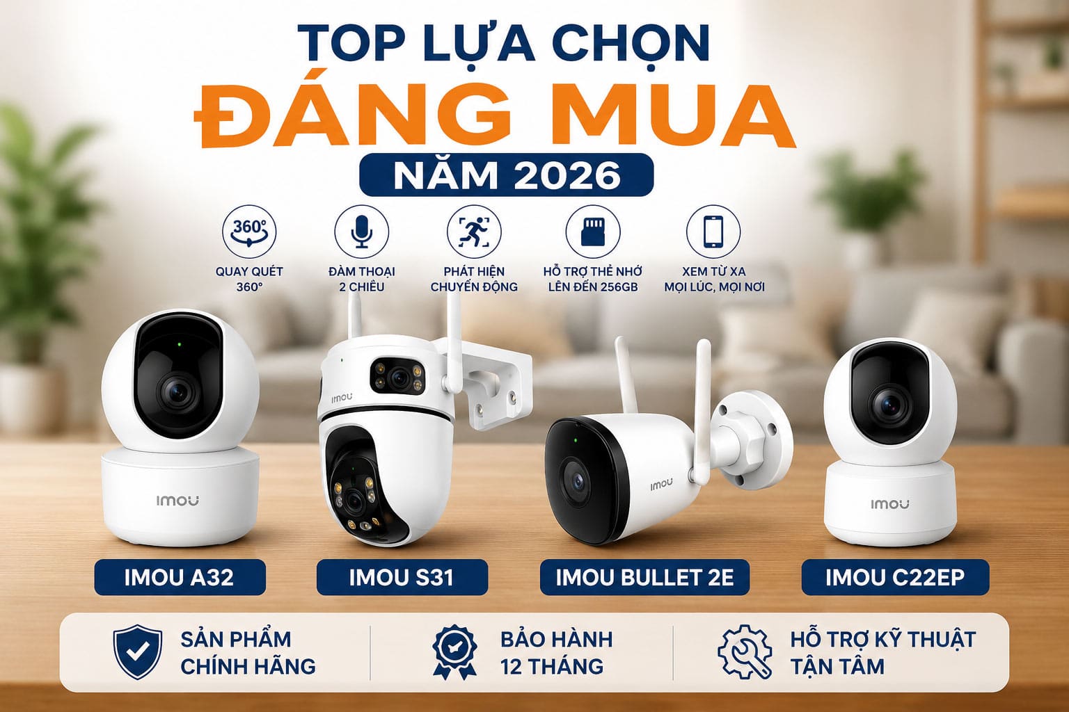 Lắp camera trong nhà loại nào tốt?