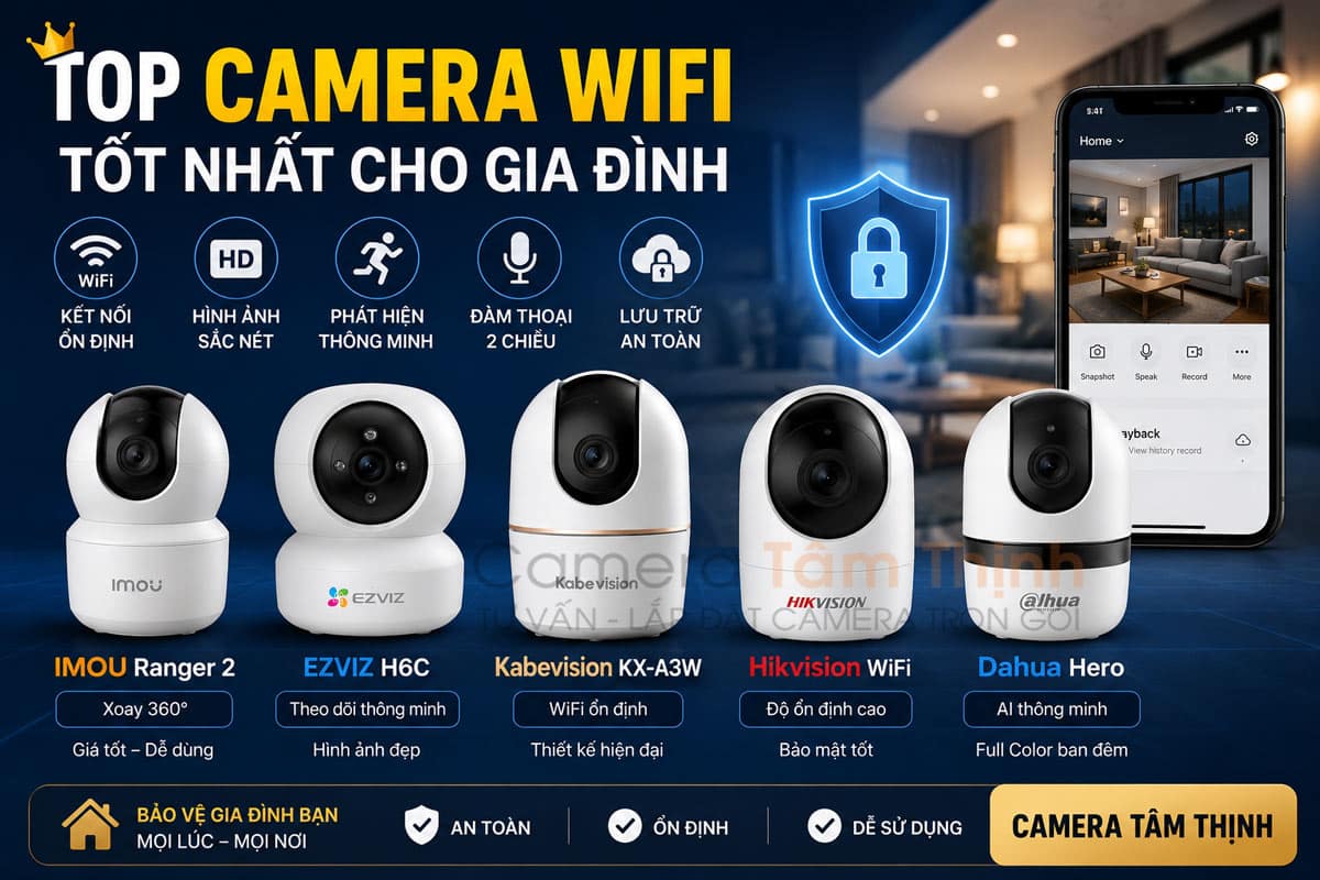 top 5 camera wifi tốt nhất