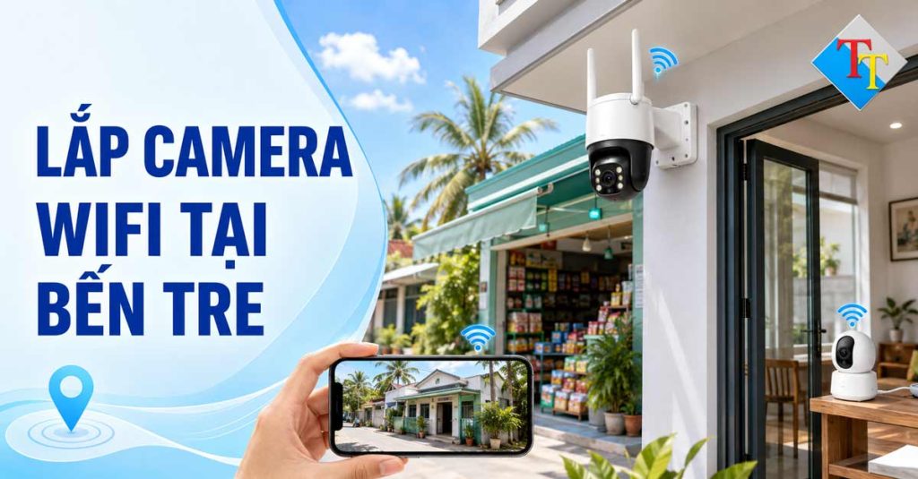 Lắp camera WiFi tại Bến Tre cho nhà ở và cửa hàng