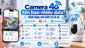 camera sử dụng 4g tốn bao nhiêu dung lượng một ngày