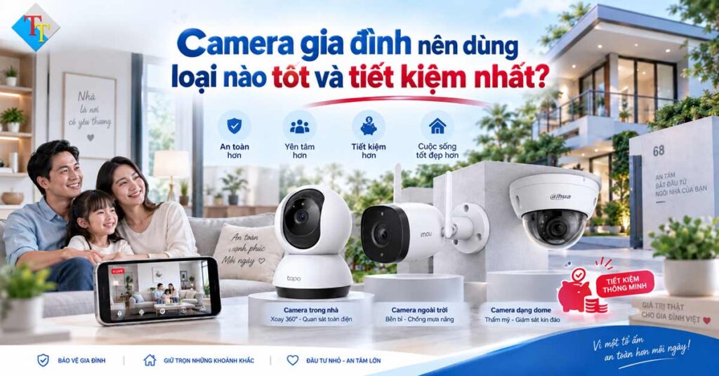 chọn camera cho gia đình tiết kiệm nhất