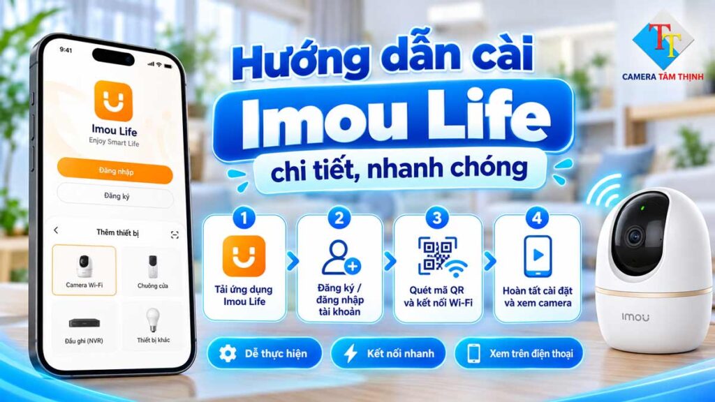 hướng dẫn cài camera imou