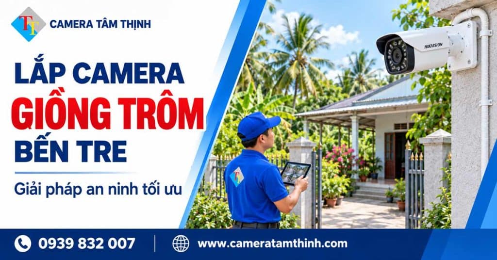 Lắp camera Giồng Trôm Bến Tre – Giải pháp an ninh tối ưu từ CAMERA TÂM THỊNH.