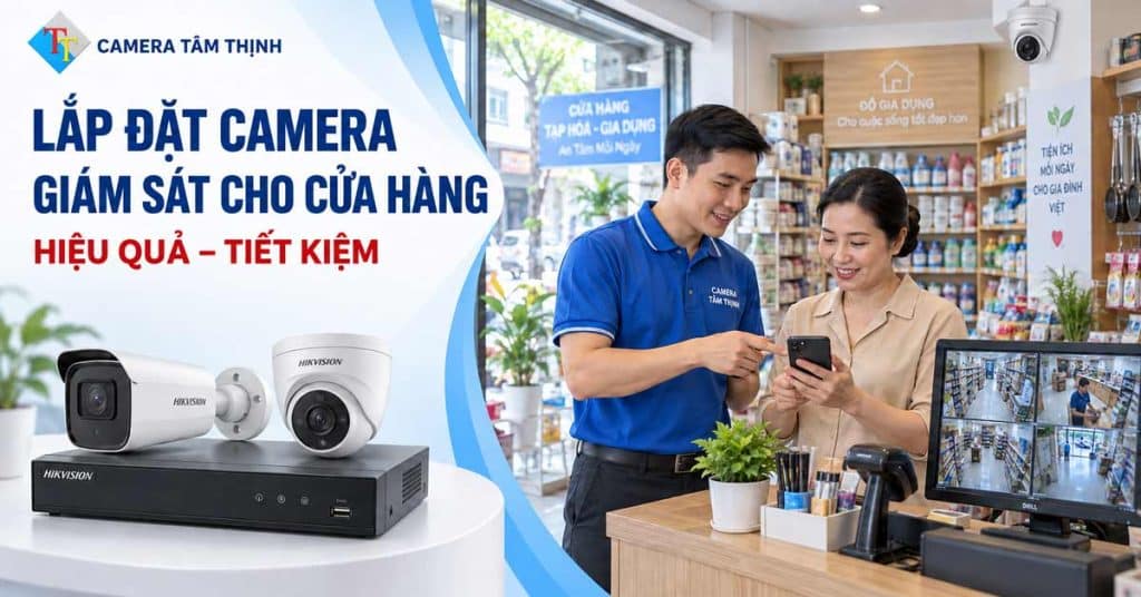 lắp camera cho cửa hàng hiệu quả