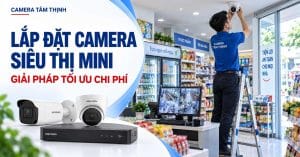 lắp đặt camera siêu thị mini