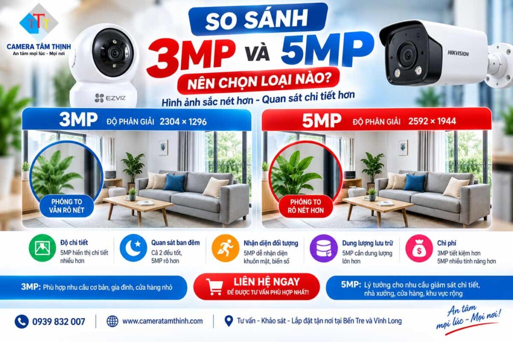 so sánh giữa camera 3M và 5M