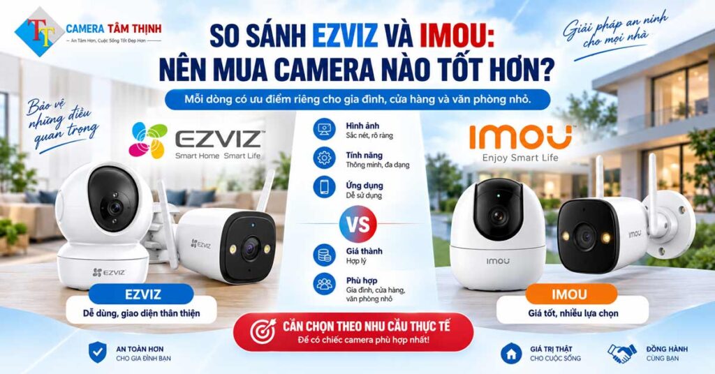 so sánh giữa camera imou và ezviz