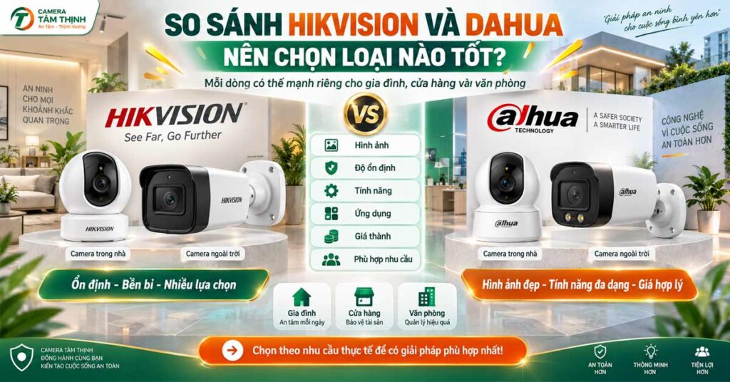 So sánh Hikvision và Dahua